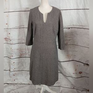 Peserico Colvera 3/4 Sleeve Midi Dress Size 12